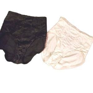 Vintage hi-cut shape wear, small center panel